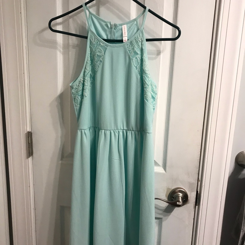 Women’s Small aqua dress! Worn once